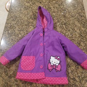 Girls 4T Hello Kitty Rain Jacket Never Used